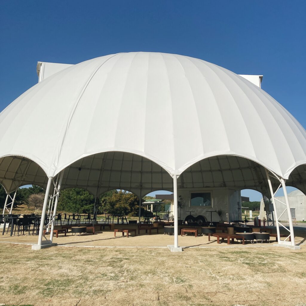 海の中道海浜公園のBBQ場